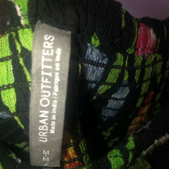 Mini tulip multi colored dress with ruffle on edge - Picture 4 of 6